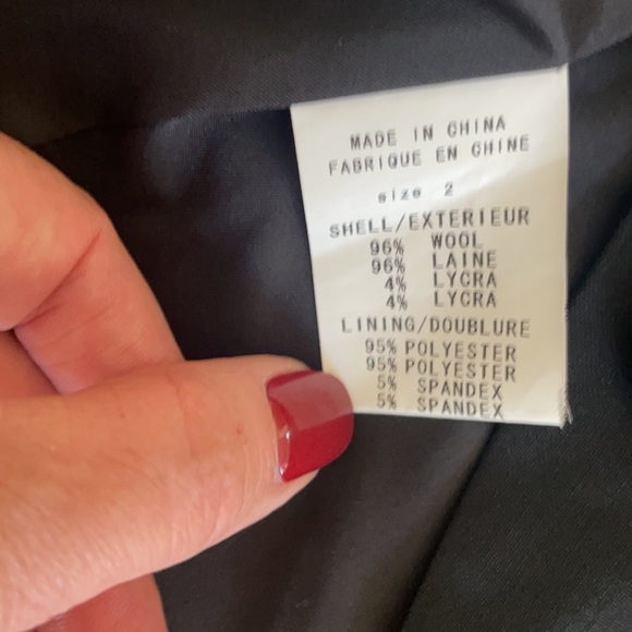 COPY - Theory black blazer Size 2 w/ two front pockets - Picture 9 of 12